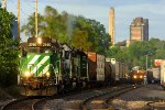 Southaound BNSF and UP Trains